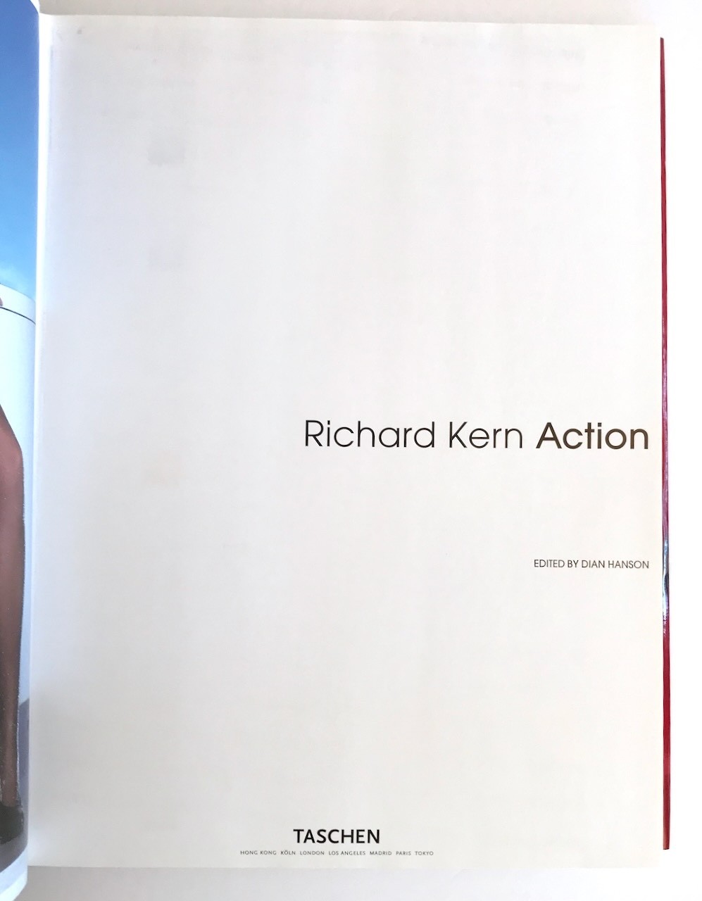 Richard Kern, Action (2007, Hardcover 1st Edition) + PC Photo, Like New