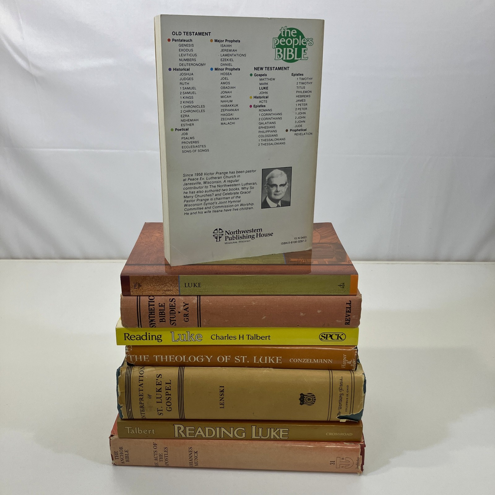 Commentaries on Luke 8 Vintage Mixed Book Lot Theology Interpretation Reading