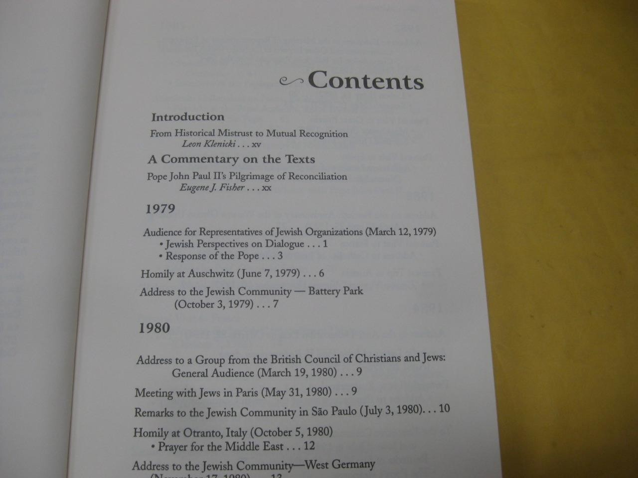 Spiritual Pilgrimage: Texts on Jews & Judaism, 1979-1995 by Pope John Paul II