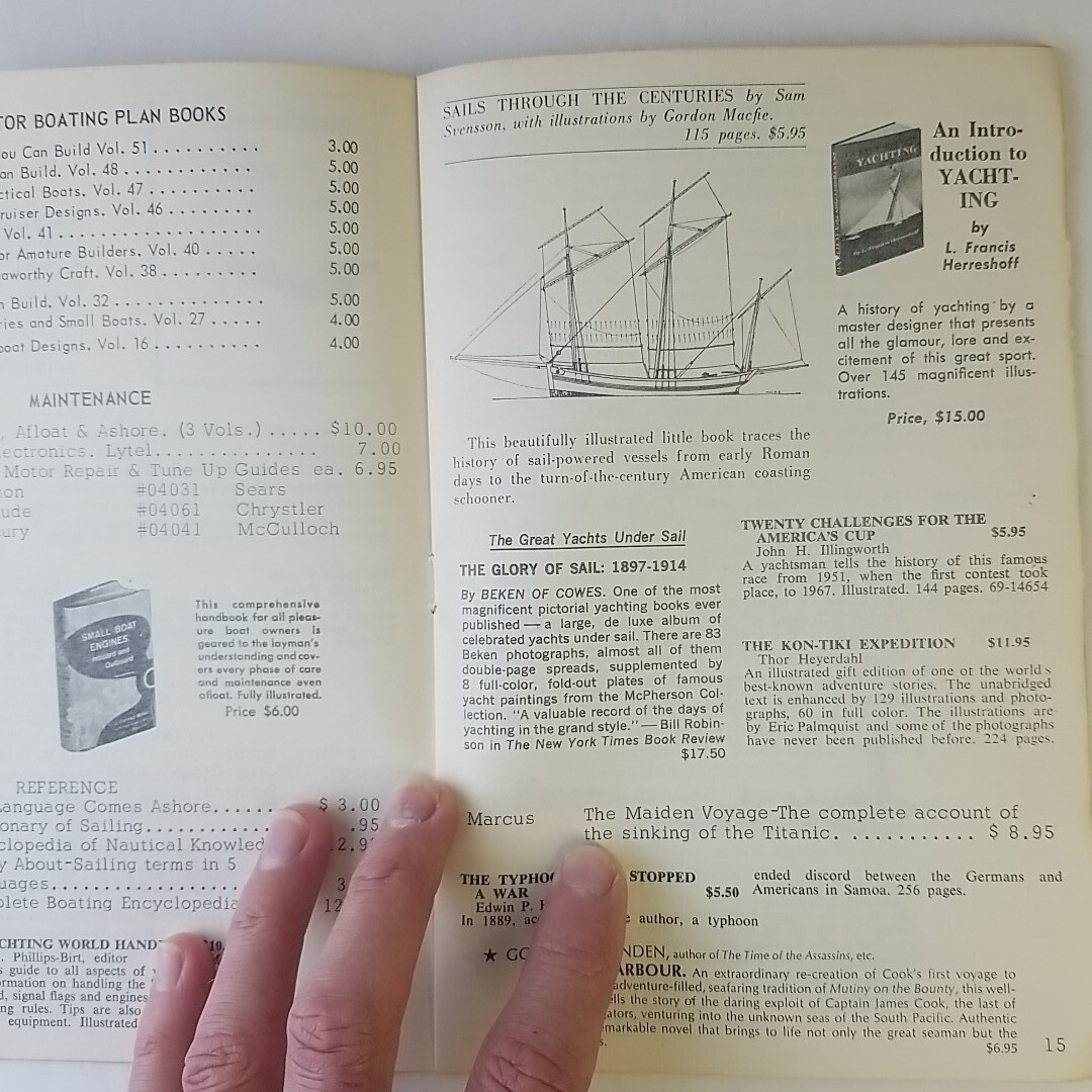 Nice Vintage 1969 Book Shelf Sea Life BOOK Catalog – 34 Pages