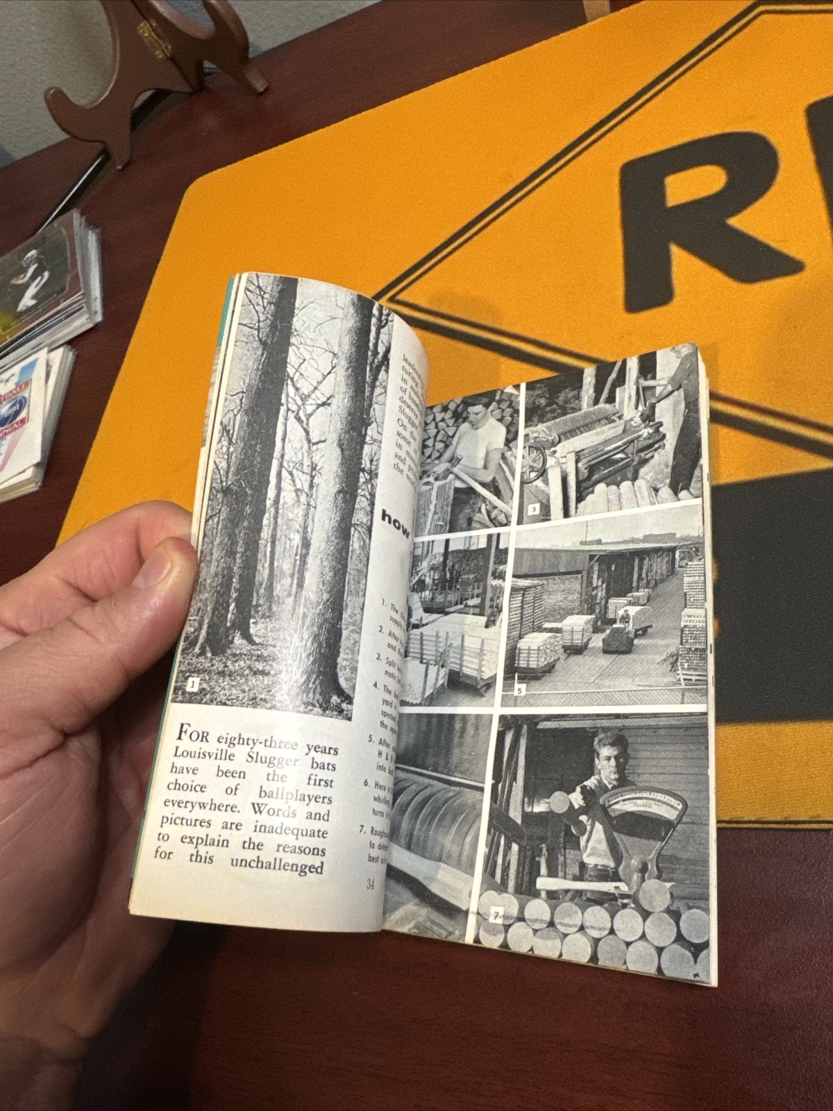 FAMOUS SLUGGER YEARBOOK, 1967, USED, 61 PAGES. VERY NICE