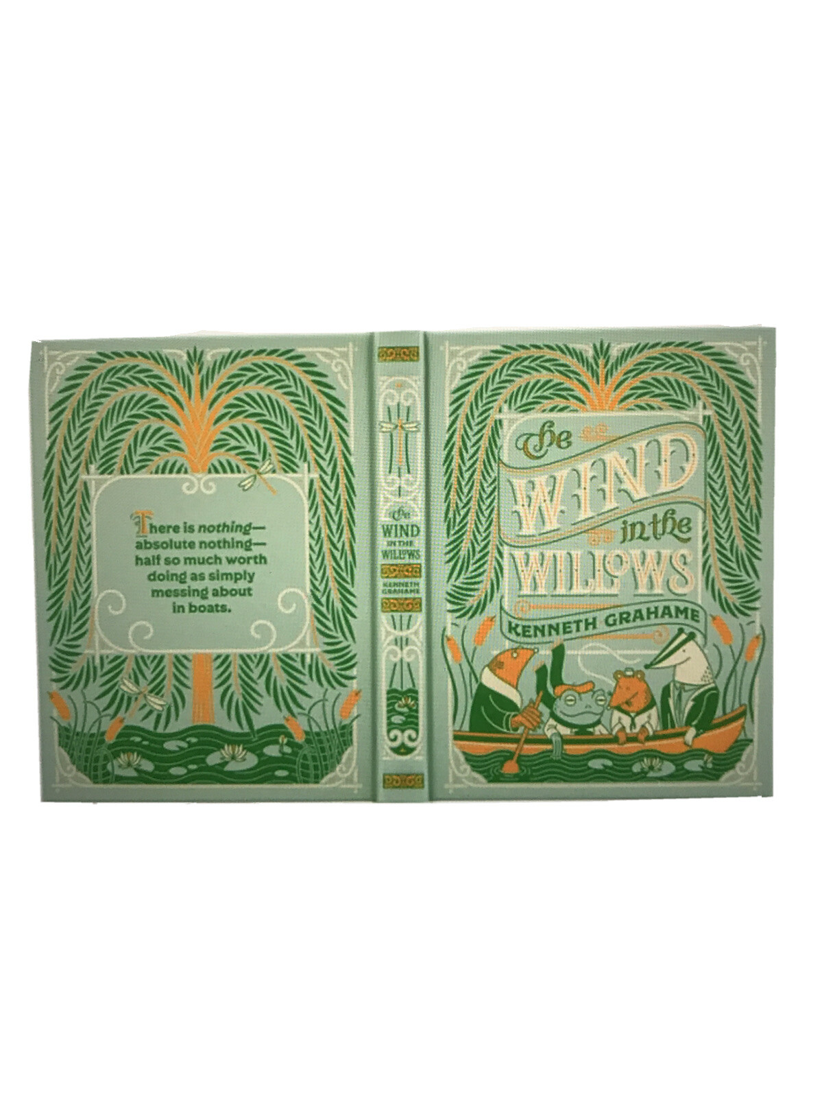 ❤️THE WIND IN THE WILLOWS Illustrated Leather Bound Collectible Edition NEW