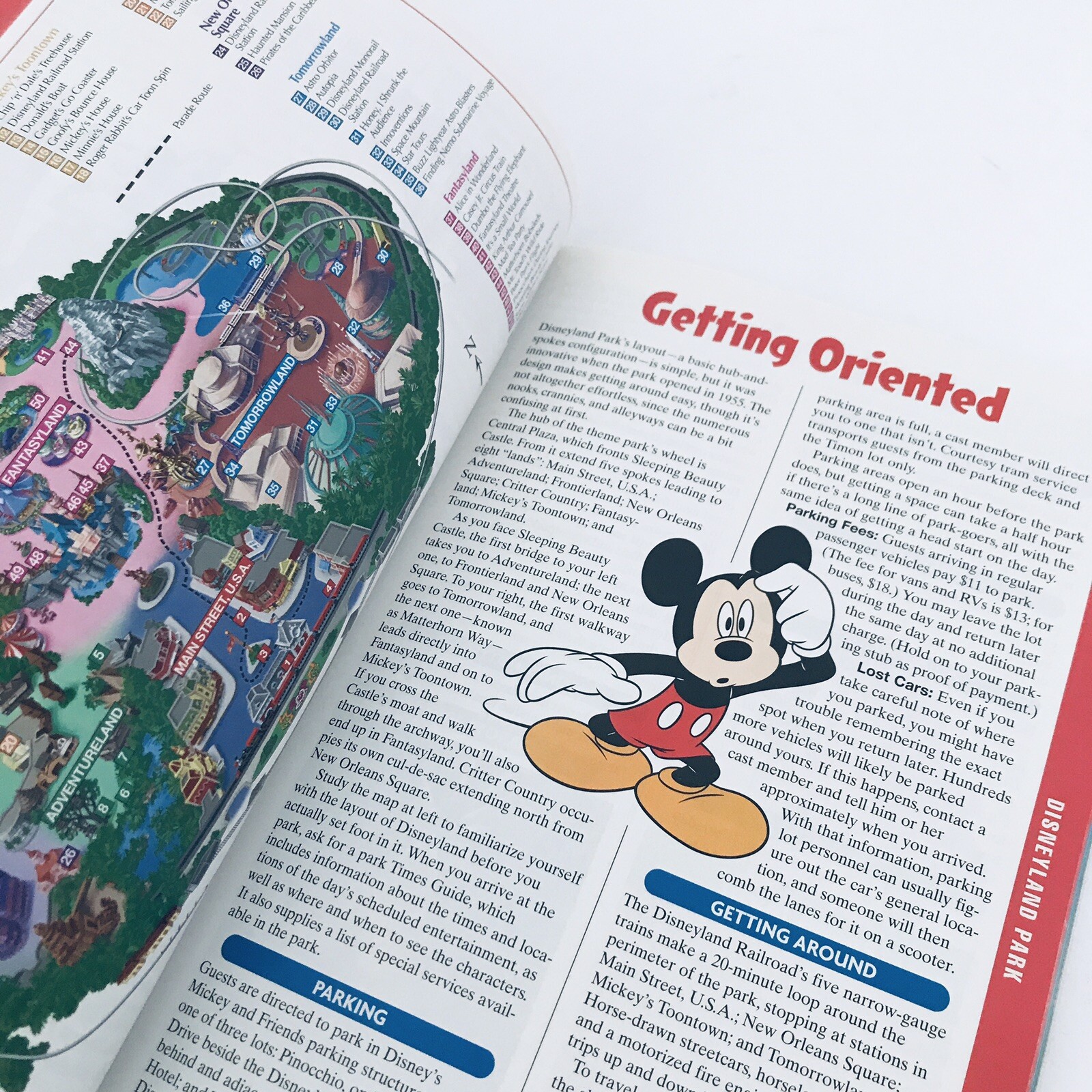VTG Travel Guide Map For Disneyland Calif Resort 158 Pages By Birnbaum 2009 EUC