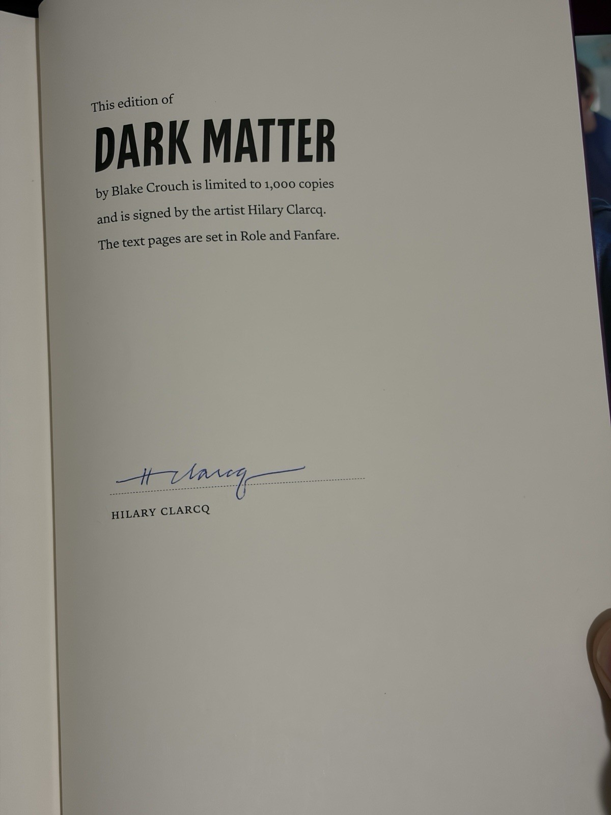 Dark Matter by Blake Crouch – Artist Edition – Suntup Editions