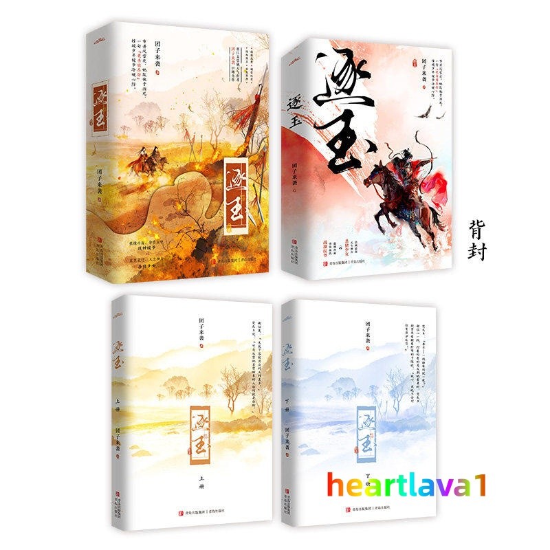 Zhu Yu Original Novel Books Love Story w/Poster Bookmark 逐玉 团子来袭著 张凌赫