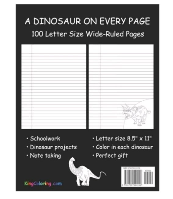 The Big Dinosaur Coloring Book: Jumbo Kids Coloring Book With Dinosaur Facts …