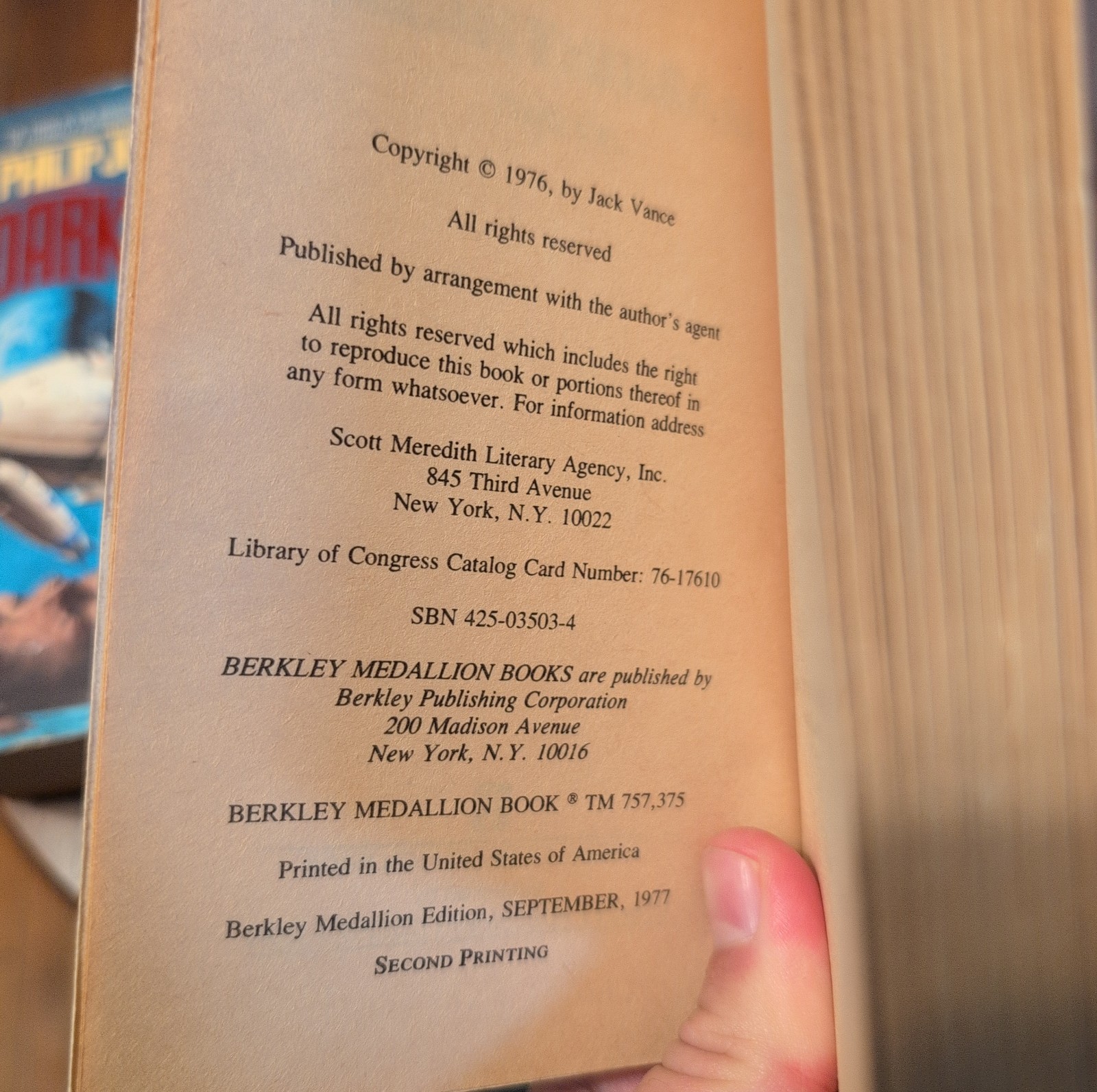 Bargain Book Lot 5 Sci-Fi Paperbacks Vintage Good Condition Jack Vance Delany
