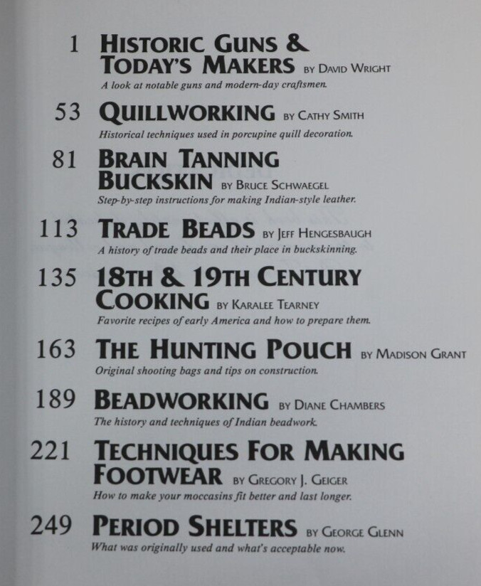 Muzzleloader Magazine The Book of Buckskinning III, Volume 3