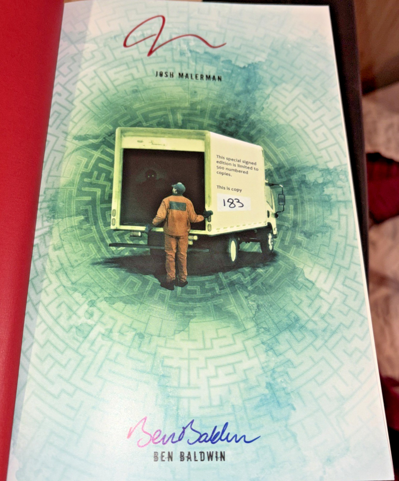 Goblin Josh Malerman 1St Signed Limited Ed. Hc 2025 SST #183