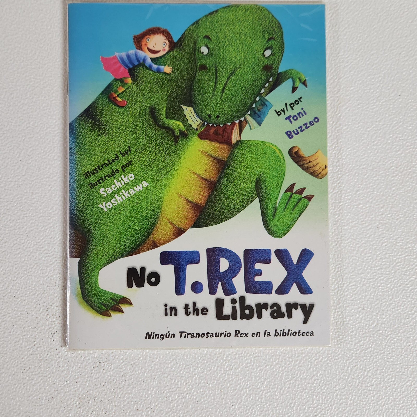 No T. Rex in the Library by Toni Buzzeo Compliments of Cheerios softcover Sealed
