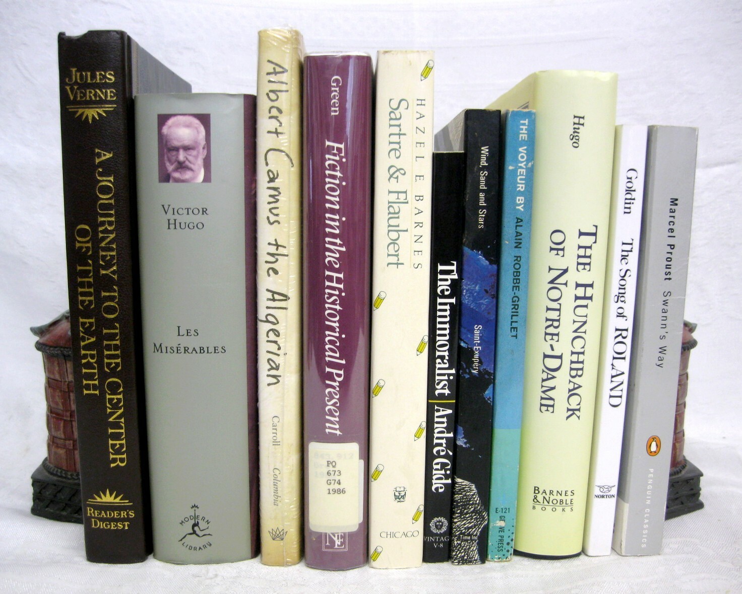 French Literature 11 Books Proust Victor Hugo Jules Verne Roland Andre Gide