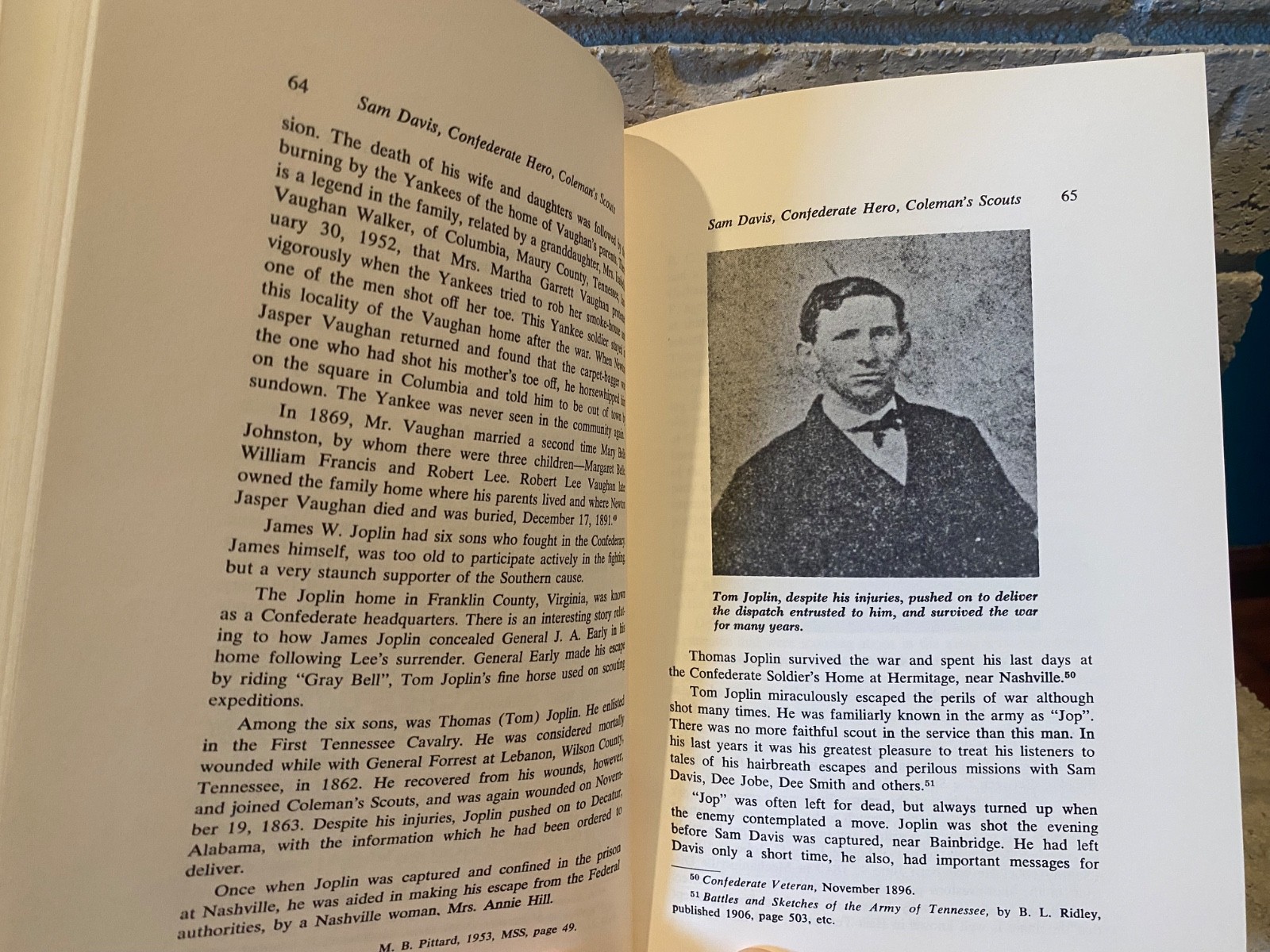 Sam Davis Colemans Scouts by Edythe Johns Rucker Whitley