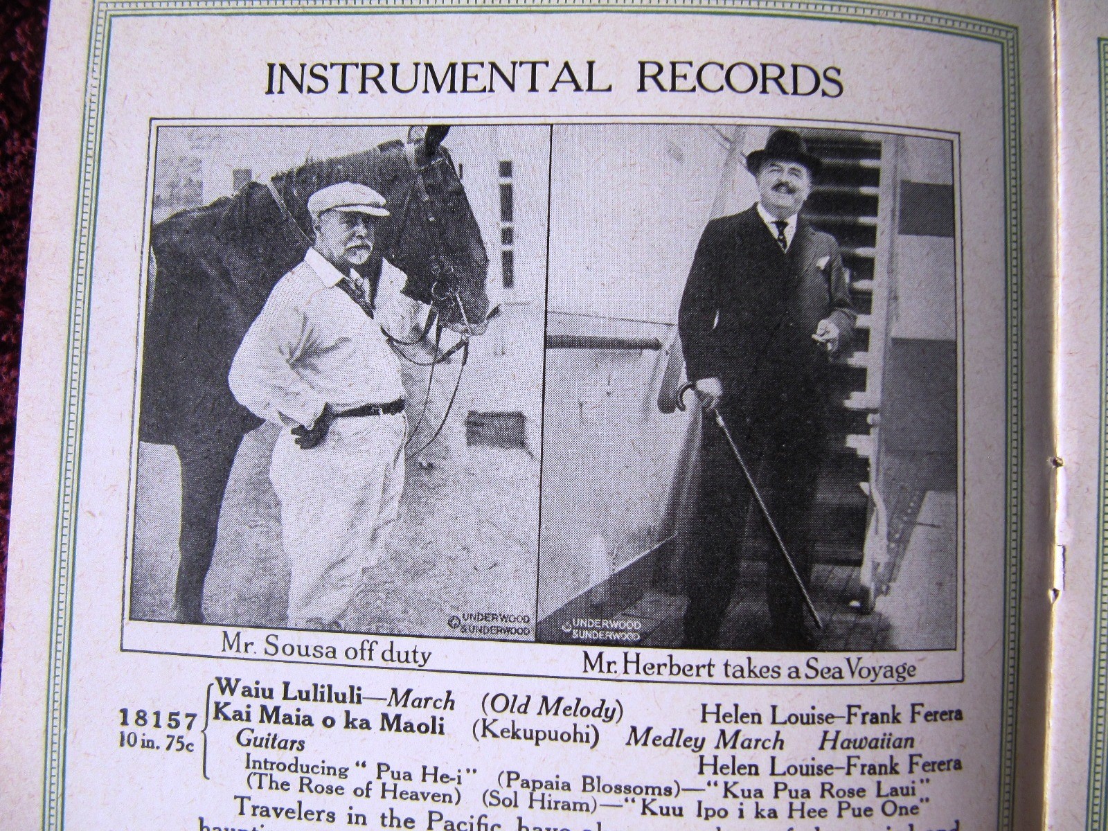 Art Case Vernis Martin Victrola XVI New VICTOR RECORDS December 1916 CATALOG