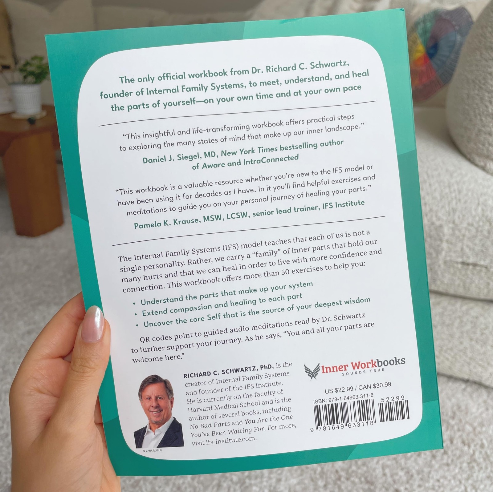 Self Healing Workbook Internal Family Systems Guide Parts Therapy Paperback, New