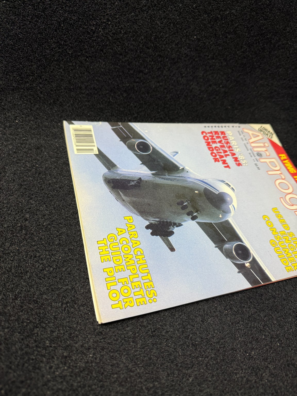 Air Progress Aviation Magazine 1985 Beech P-Baron Paris Air Show Parachutes Guid