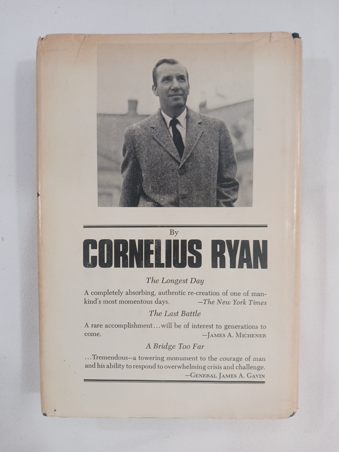 A Bridge Too Far Cornelius Ryan 1974 HC First Edition 1st Printing WW2 History