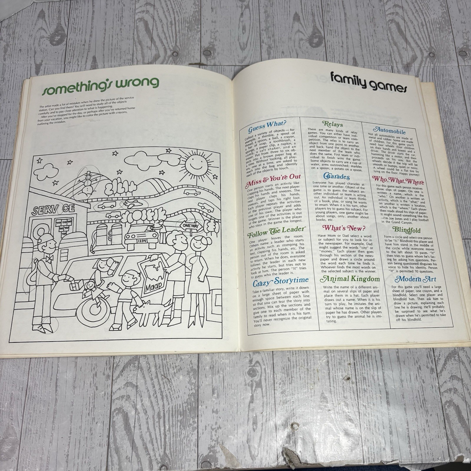 Vintage 1970s Rand McNally “Are We There Yet?” Travel Games Puzzle Kids USED