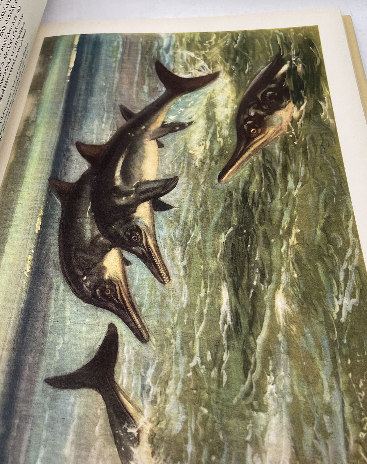 Prehistoric Animals J. Augusta-Z. Burian Vintage Dinosaur Book HC