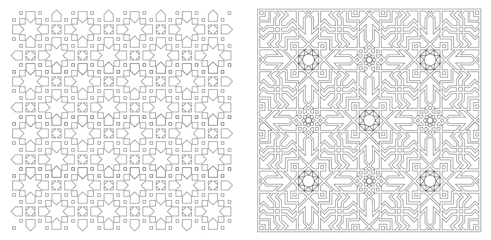 Japan NEW Decorative Patterns Coloring Book Refreshing 72 Pages 9.25×9.45 inches