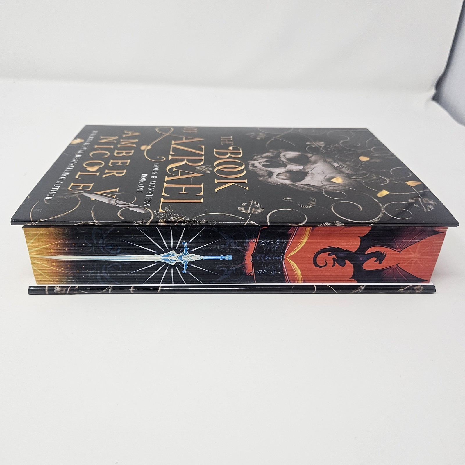 SIGNED! Amber V. Nicole The Book of Azrael Gods & Monsters Book One 1st Edition