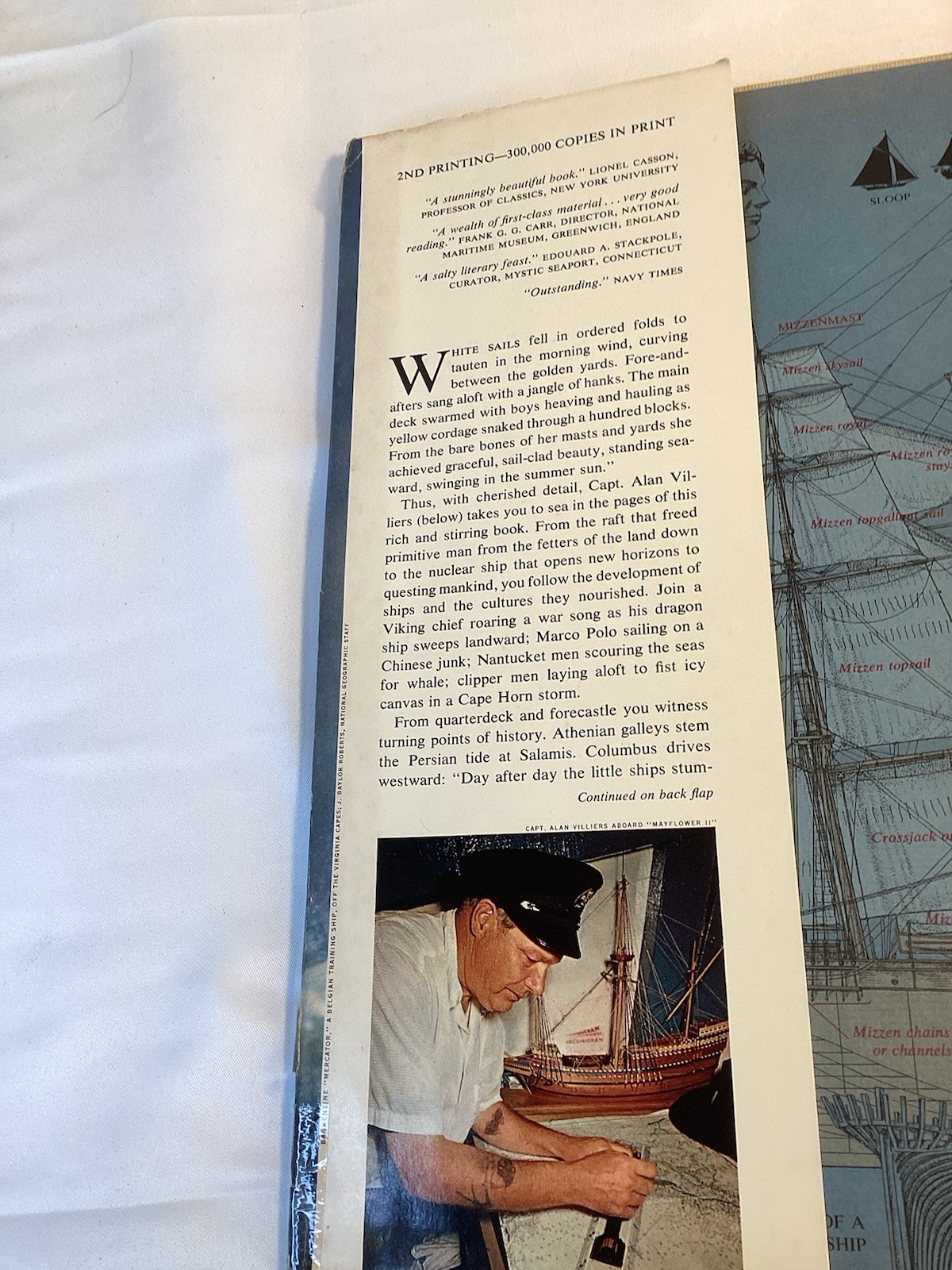 MEN SHIPS & THE SEA Vintage Book 1962 1st Edition-Signed.