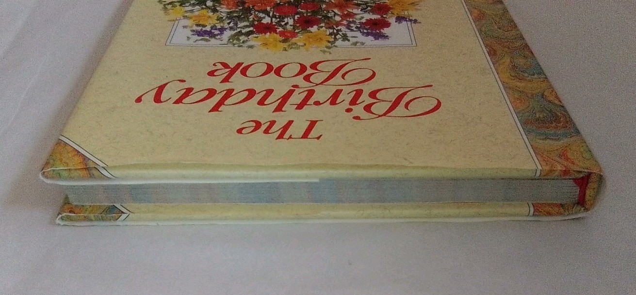 The Birthday Book Anniversaries Special Days Hardcover 1993 Floral First Edition