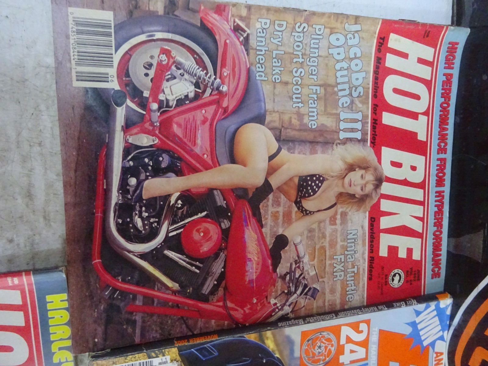 ASSORTMENT OF 5 OLDER HOT BIKE MAGAZINES