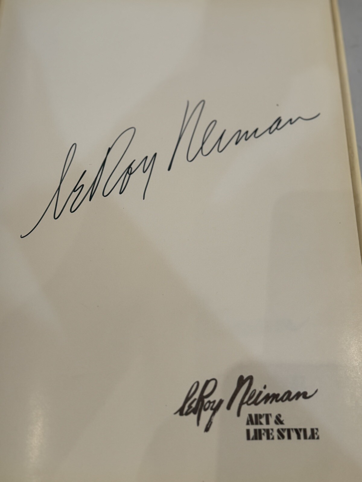 Signed 1974 LeRoy Neiman Art & Lifestyle 1st Printing With Sketch