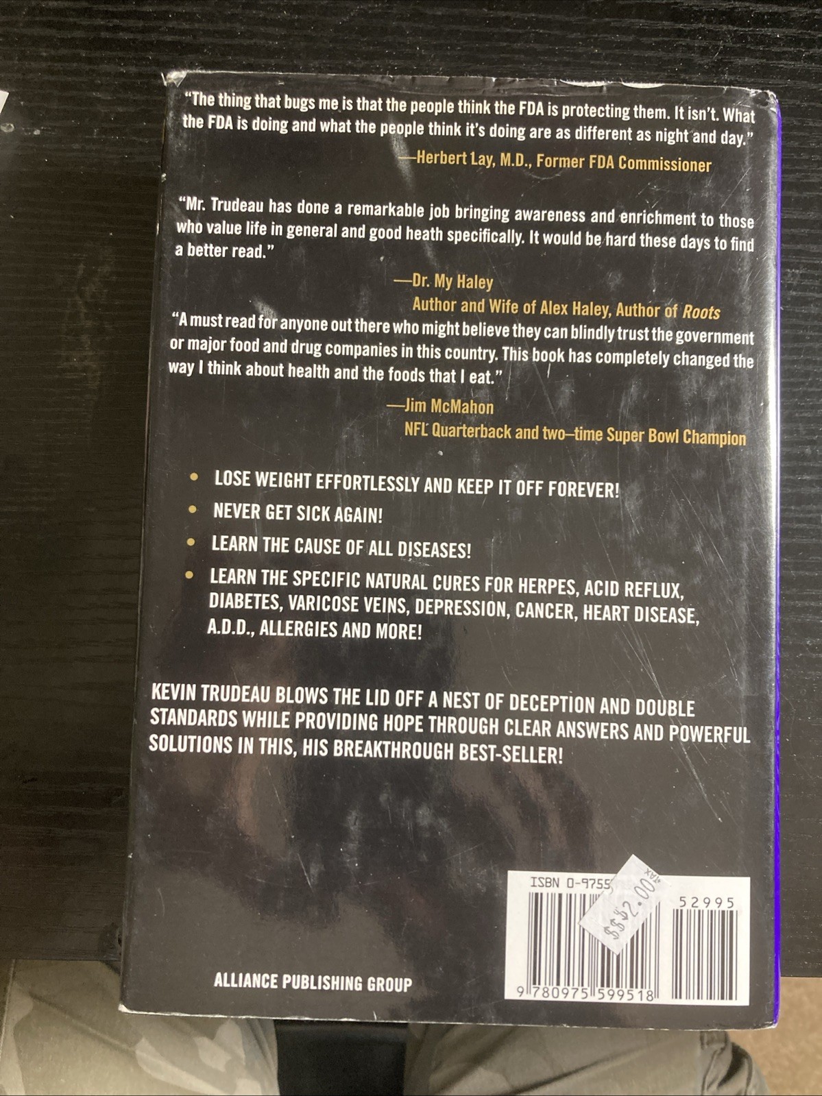 Natural Cures They Don’t Want You to Know About by Kevin Trudeau (2004,…