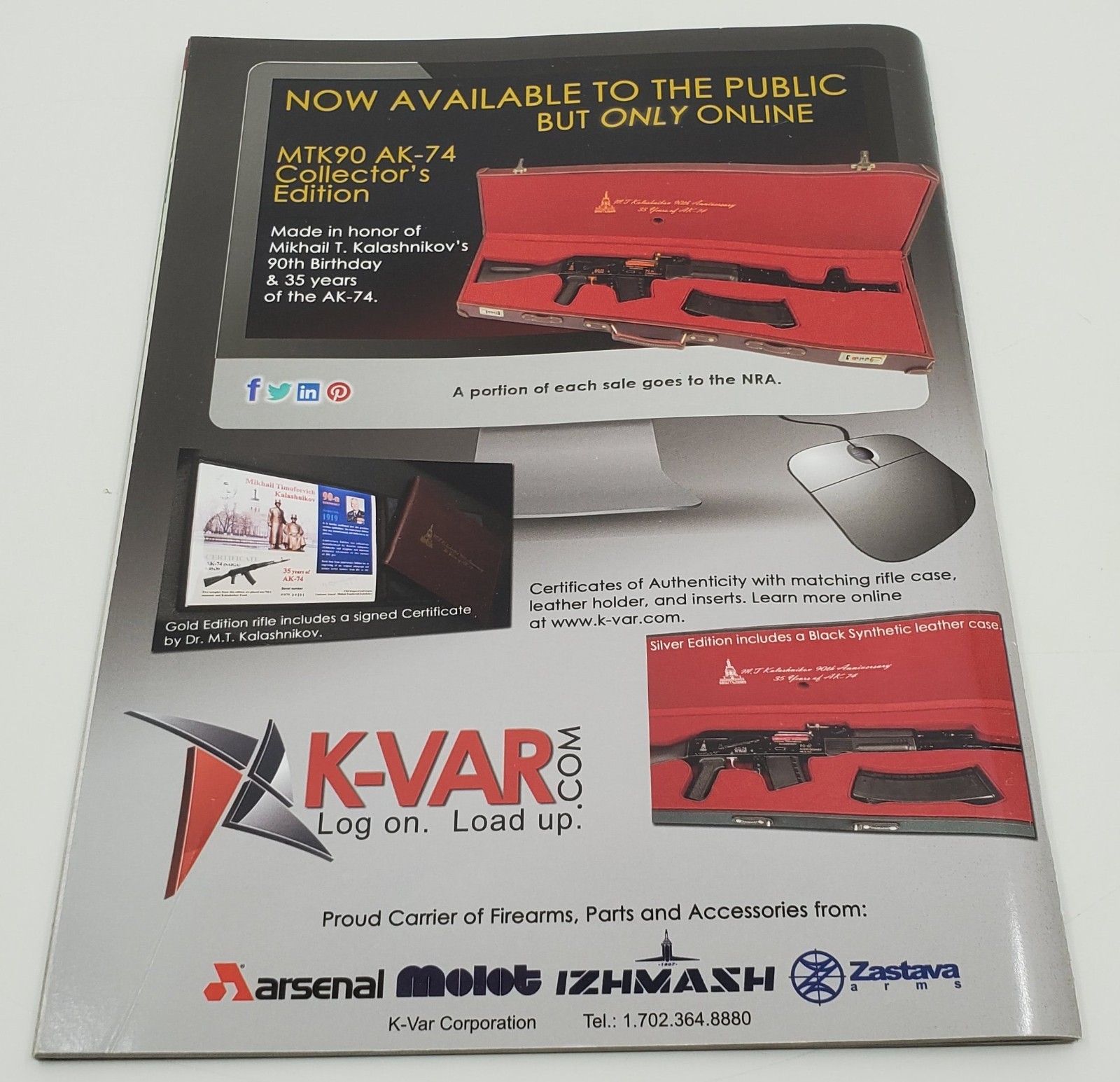 GUNS & AMMO Complete Book Of The AK 47 Magazine 2013