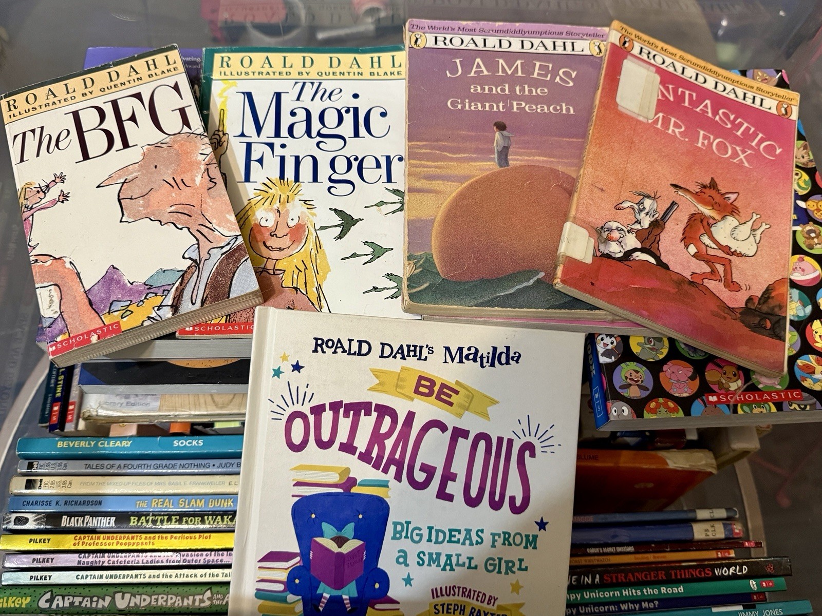 Huge Bulk Lot of 70+ Children’s Kids Chapter Books New and Vintage 5th-8th