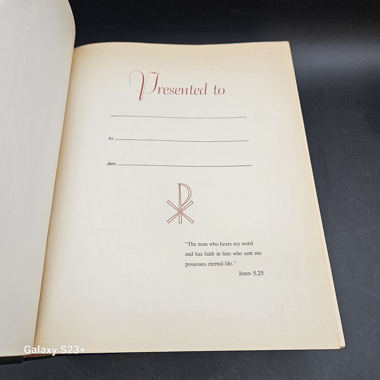 New American Bible NAB 1971 First Edition Special Family Ed. Red Letter Catholic