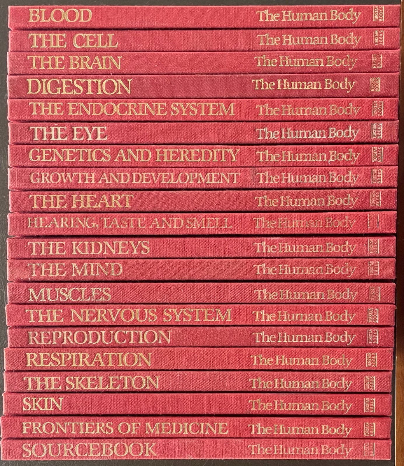 THE HUMAN BODY Complete Set. Vol 1-20. 1985. Torstar. Good Condition