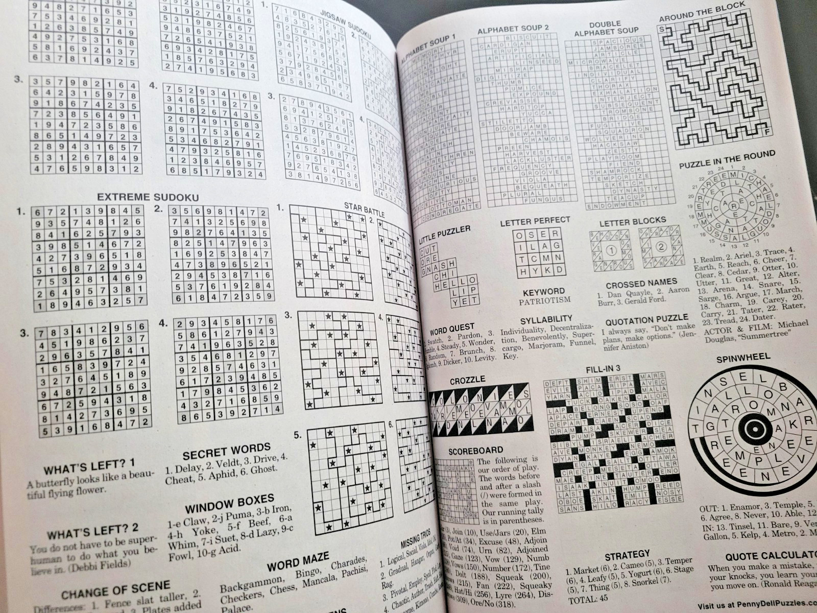 Lot of 2 Penny Press Variety Puzzle Books – Tournament & Approved – Fun For All