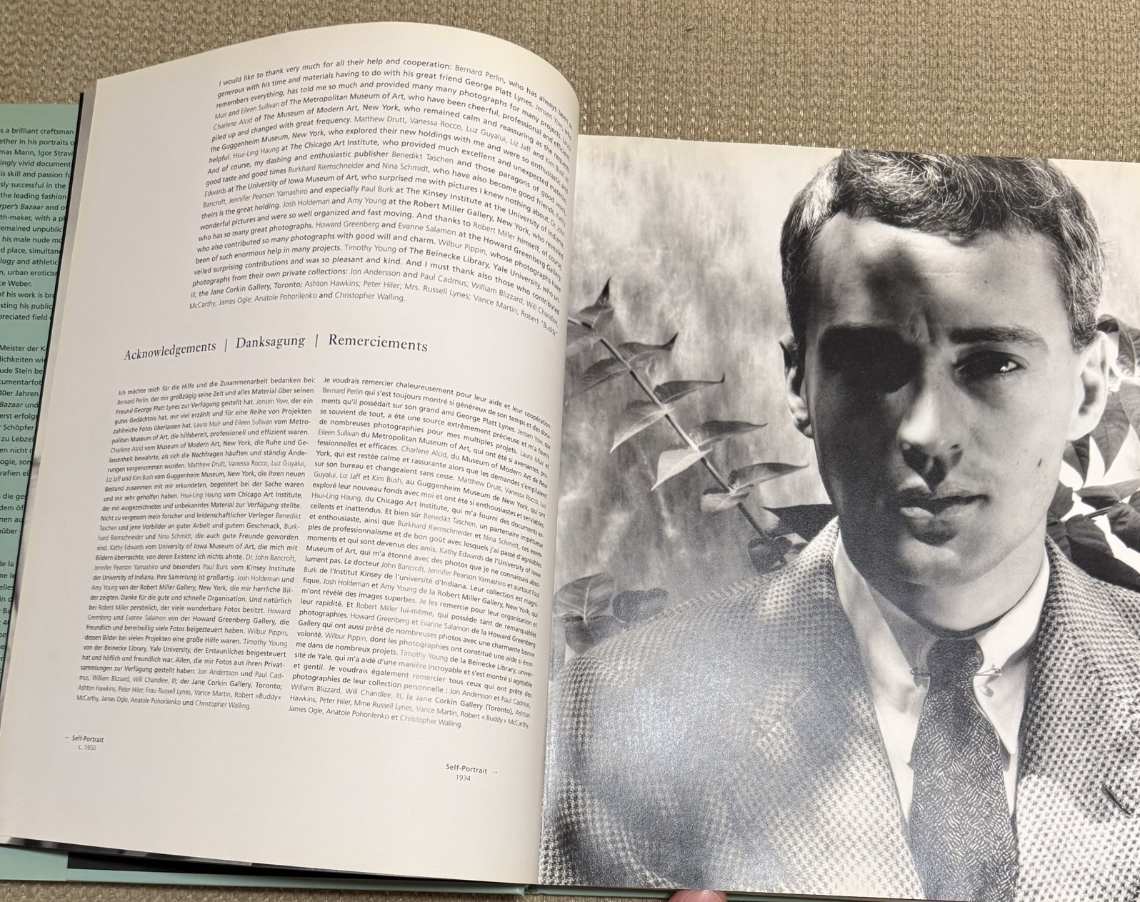 GEORGE PLATT LYNES by David Leddick (2000 HC) SIGNED COPY, 10×13, Lg. B&W, 240pp