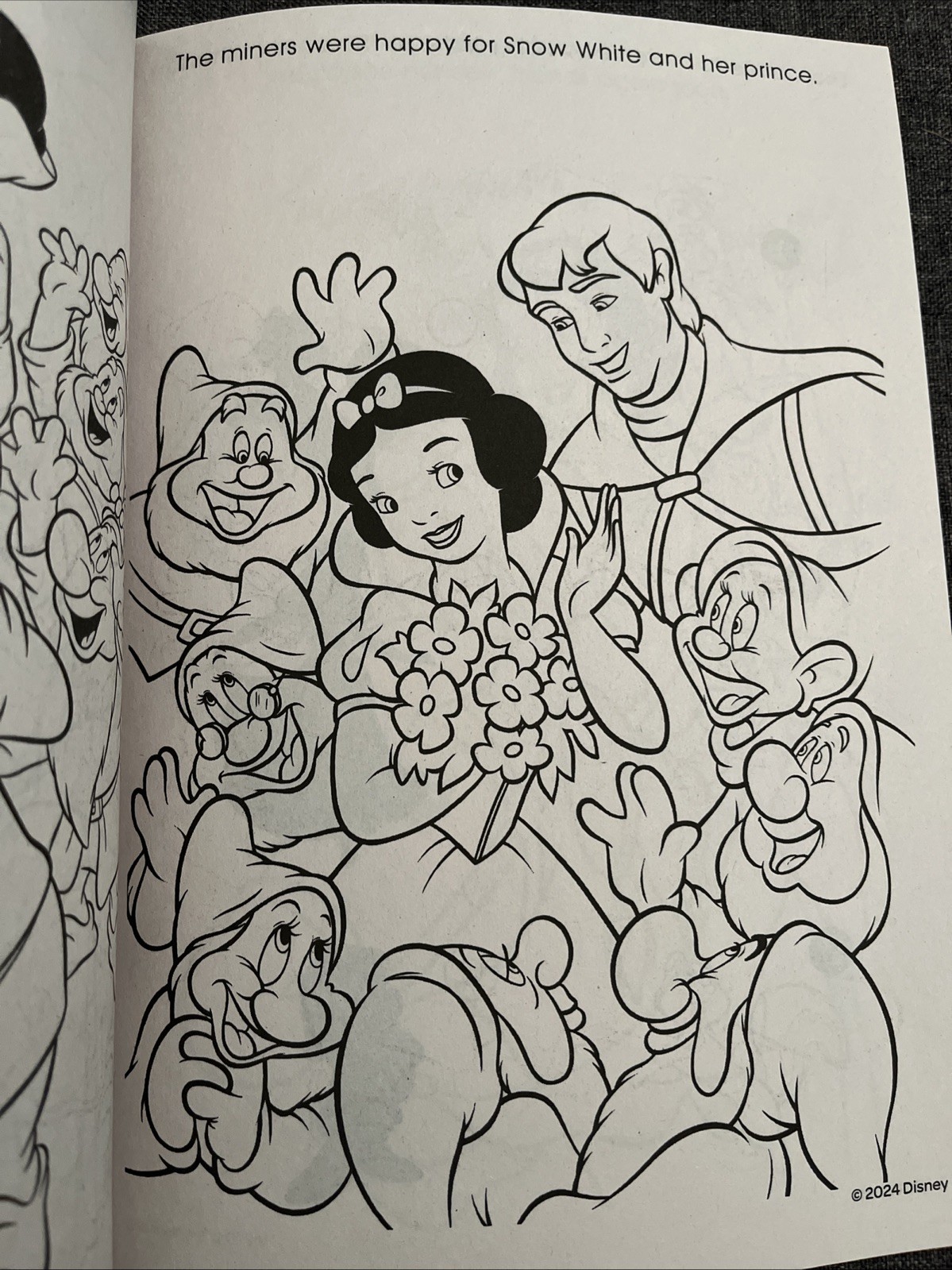 Snow White Jumbo Coloring & Activity Book Puzzles Games Disney Bonus Character