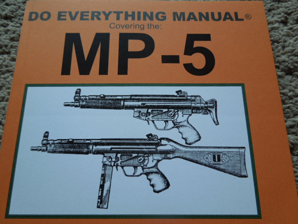 MP-5 German 9mm Nato All Manufactures Models Maintenance Manual 35 Pages 