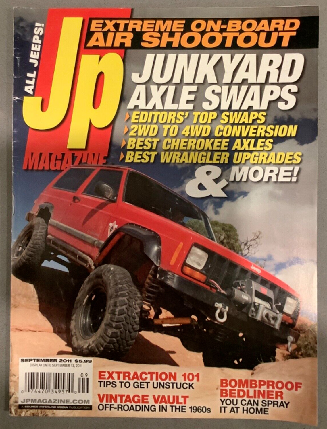 Jeep JP Extreme On-Board Air Shootout Junkyard Axle Swaps 2WD 4WD Conversion
