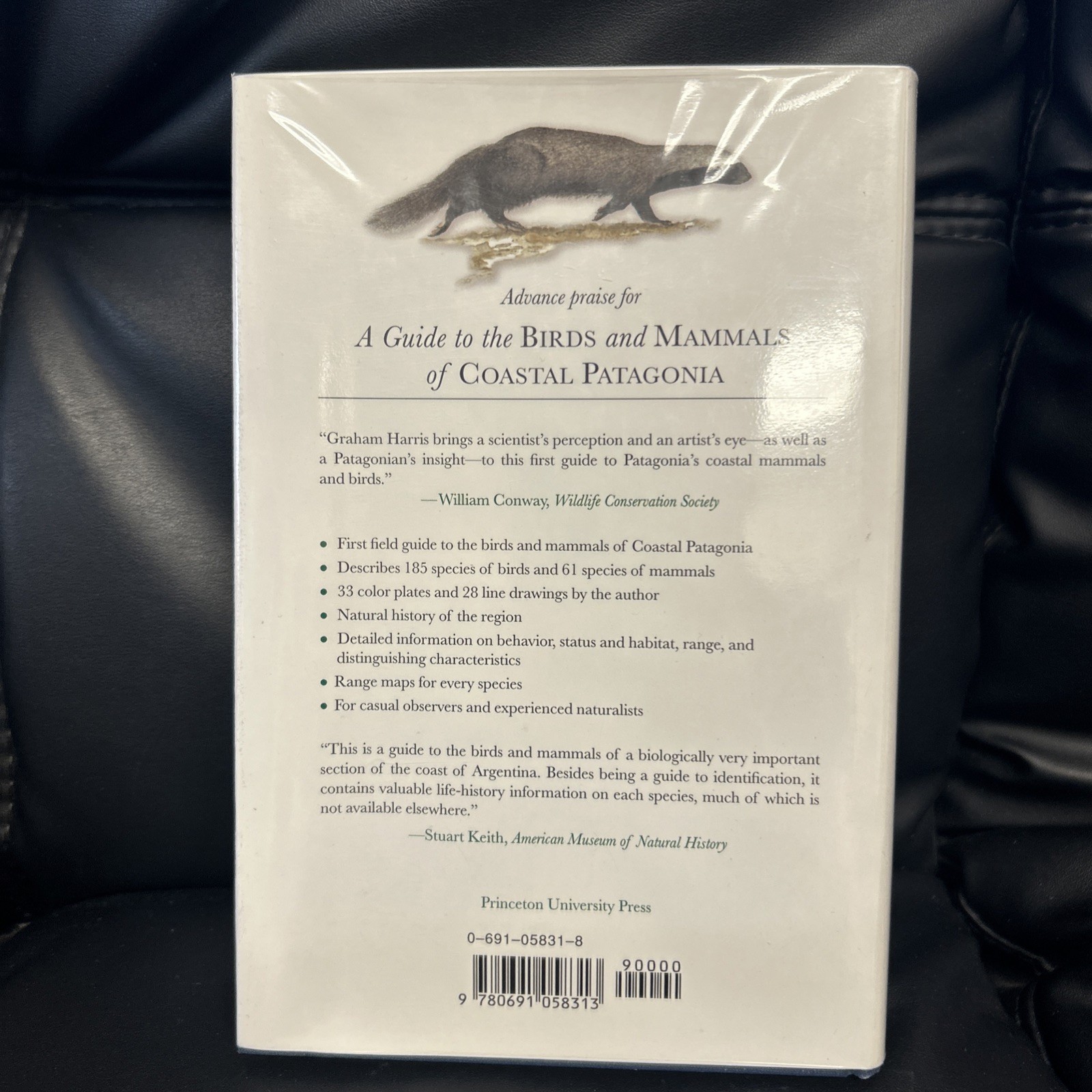 A Guide to the Birds and Mammals of Coastal Patagonia by Graham Harris HB DJ VG
