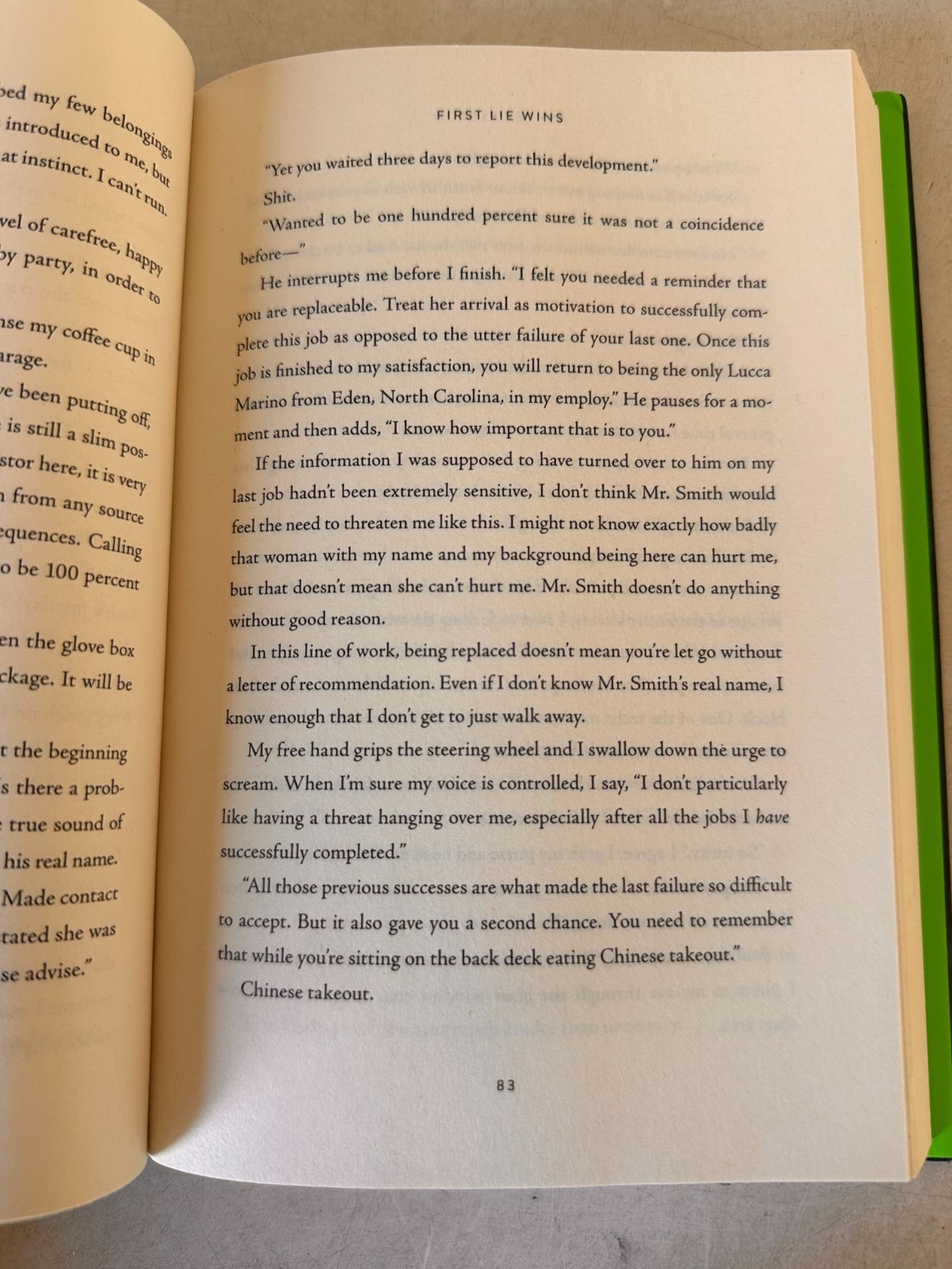 First Lie Wins: Reese’s Book Club : A Novel by Ashley Elston (2024, Hardcover)