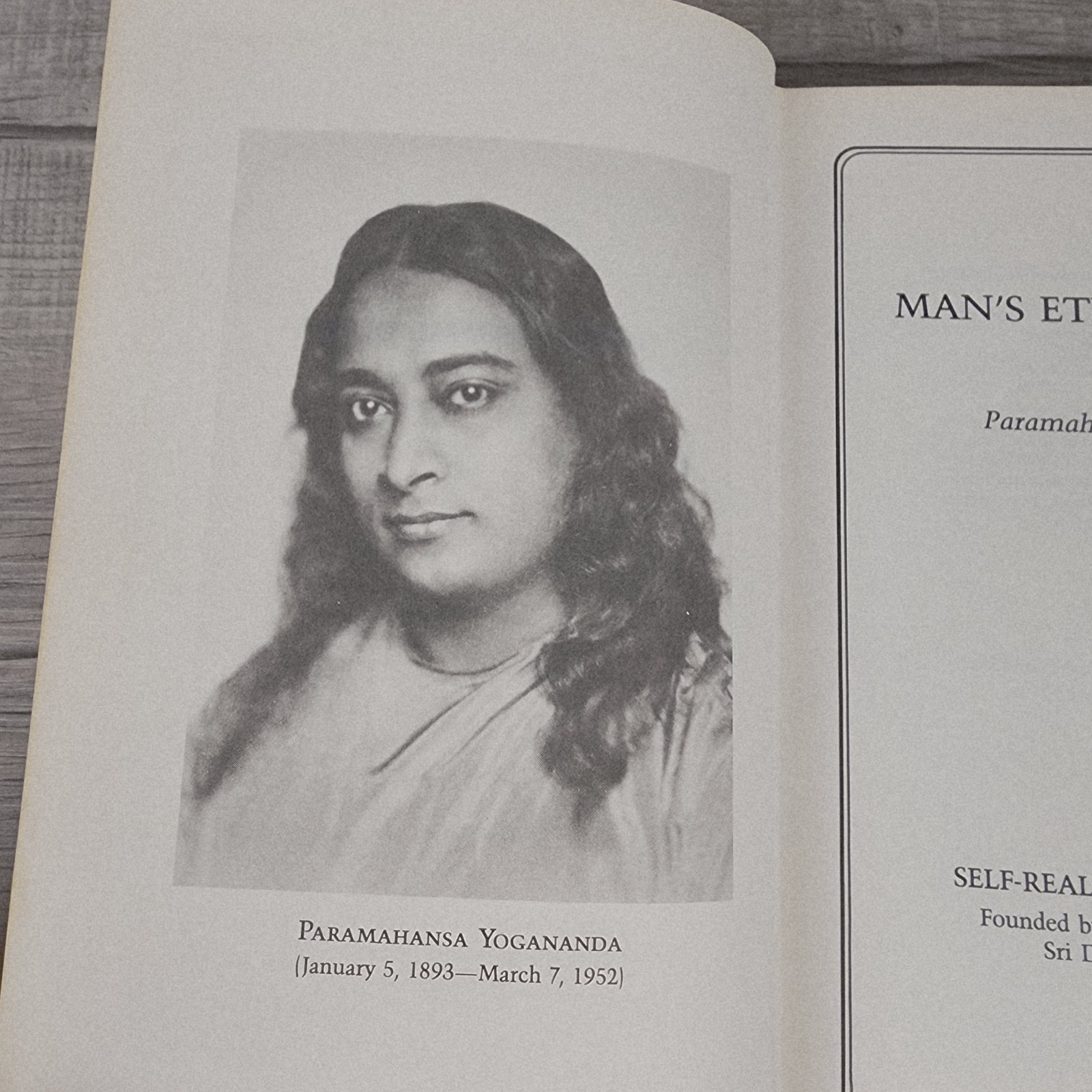 Man’s Eternal Quest HC by Paramahansa Yogananda 1975 Self Realization Fellowship