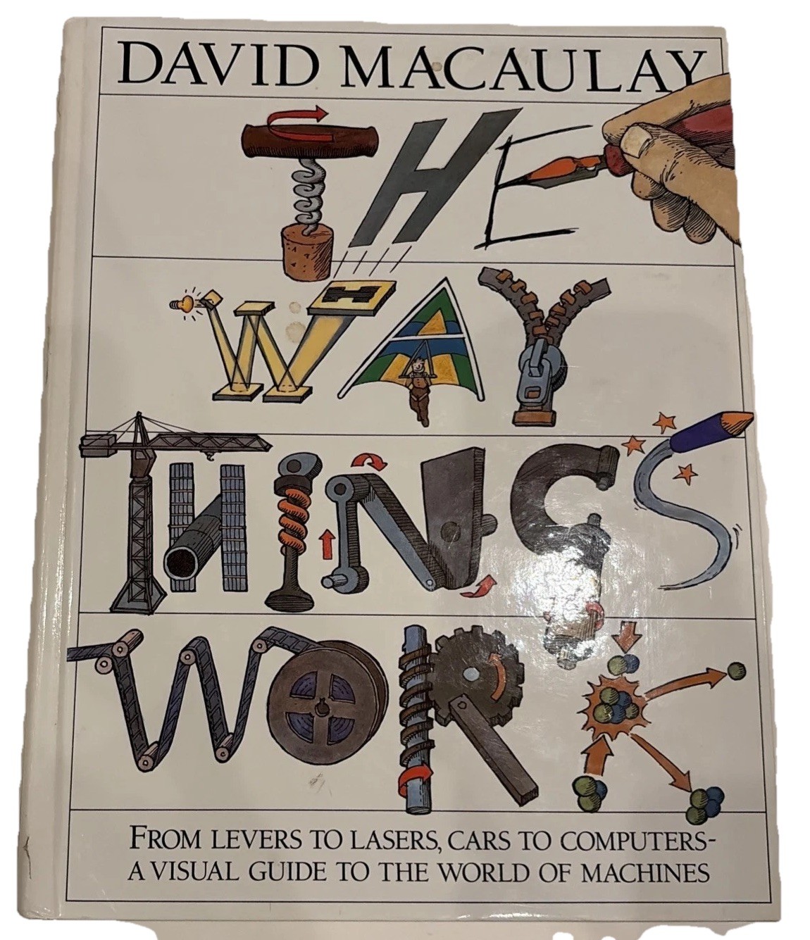 Signed David Macaulay The Way Things Work 1988 Hardcover Dust Jacket Houghton
