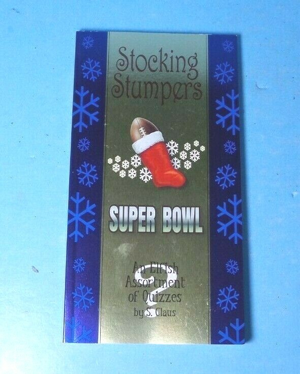 Stocking Stumpers Super Bowl (2014, Softcover) 92 Pages, Football BRAND NEW