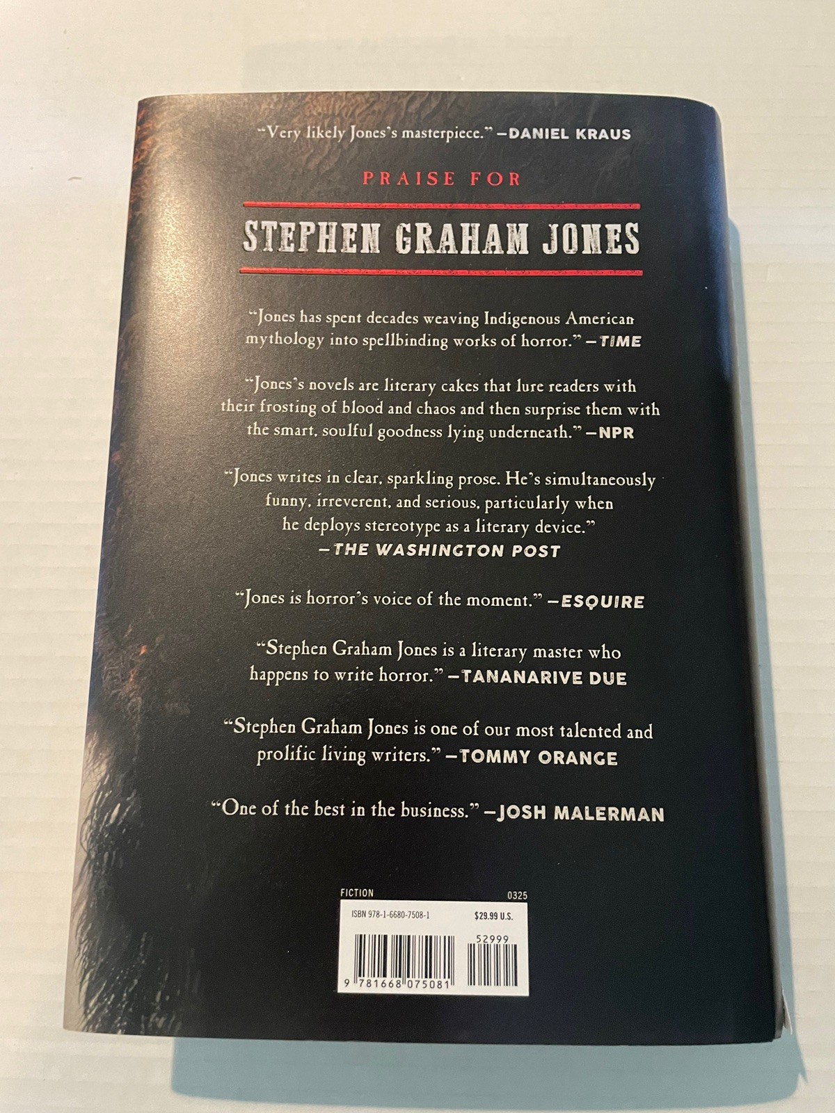 The Buffalo Hunter By Stephen Graham Jones Aardvark Hardcover