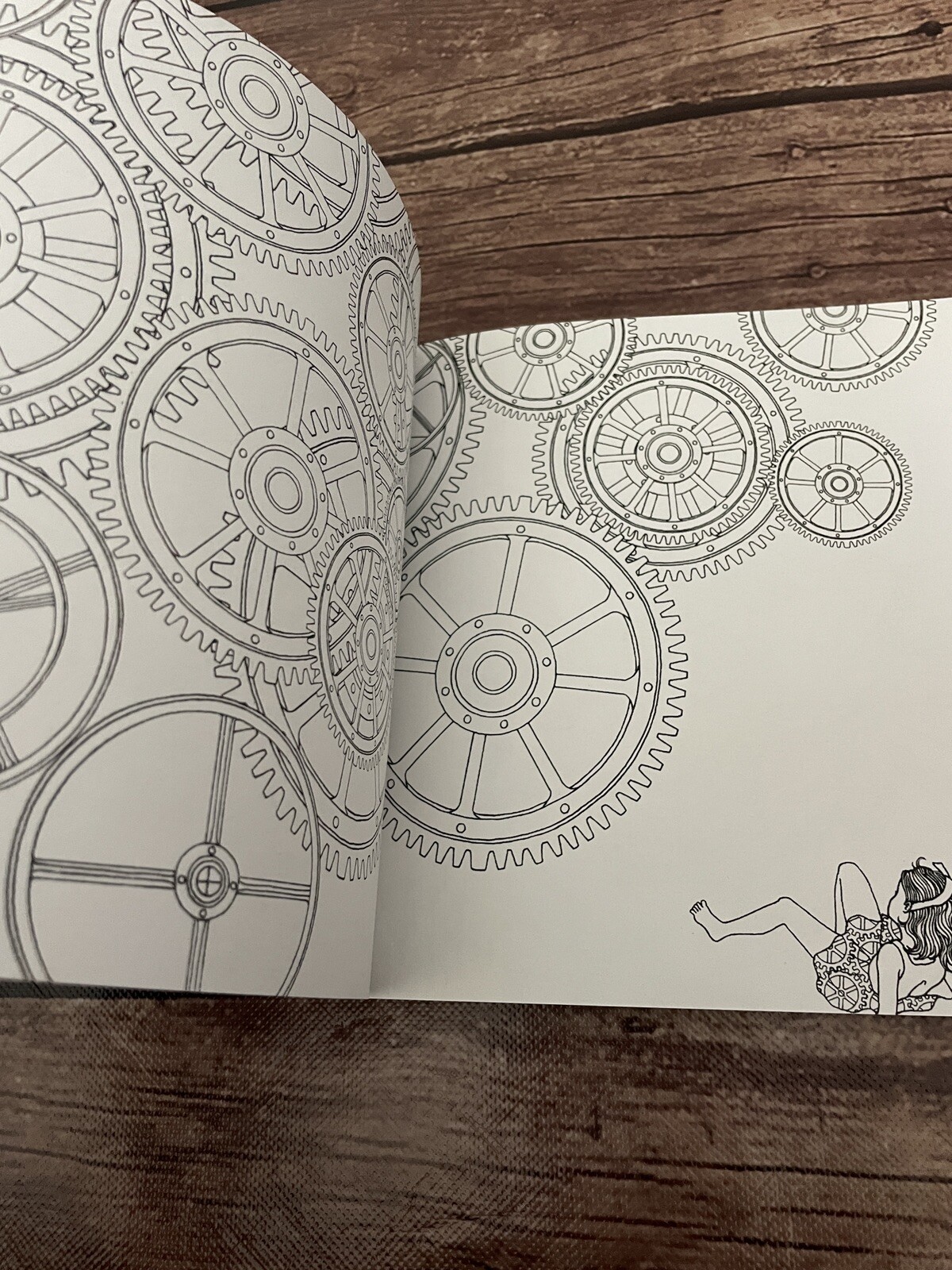 Relaxing Adult Coloring Book Time Travel 24 Pages 7×7
