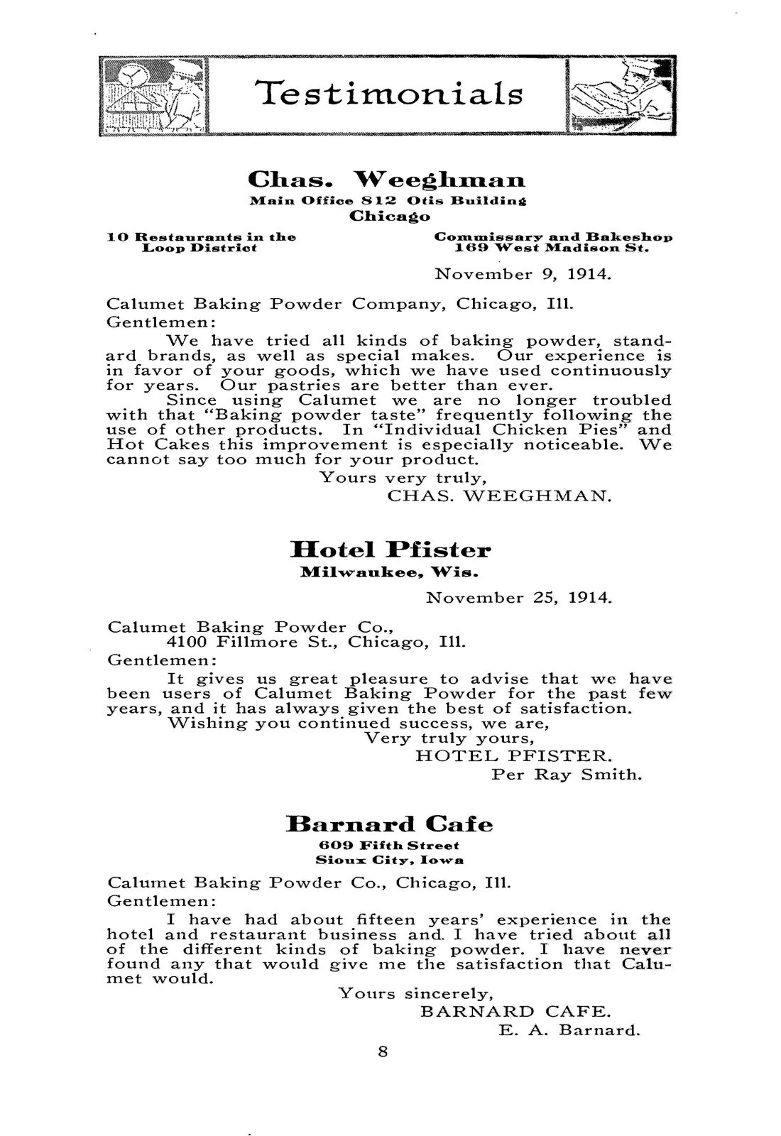 1914 Modern Mixes For Bakers Cook Book 62 Pages