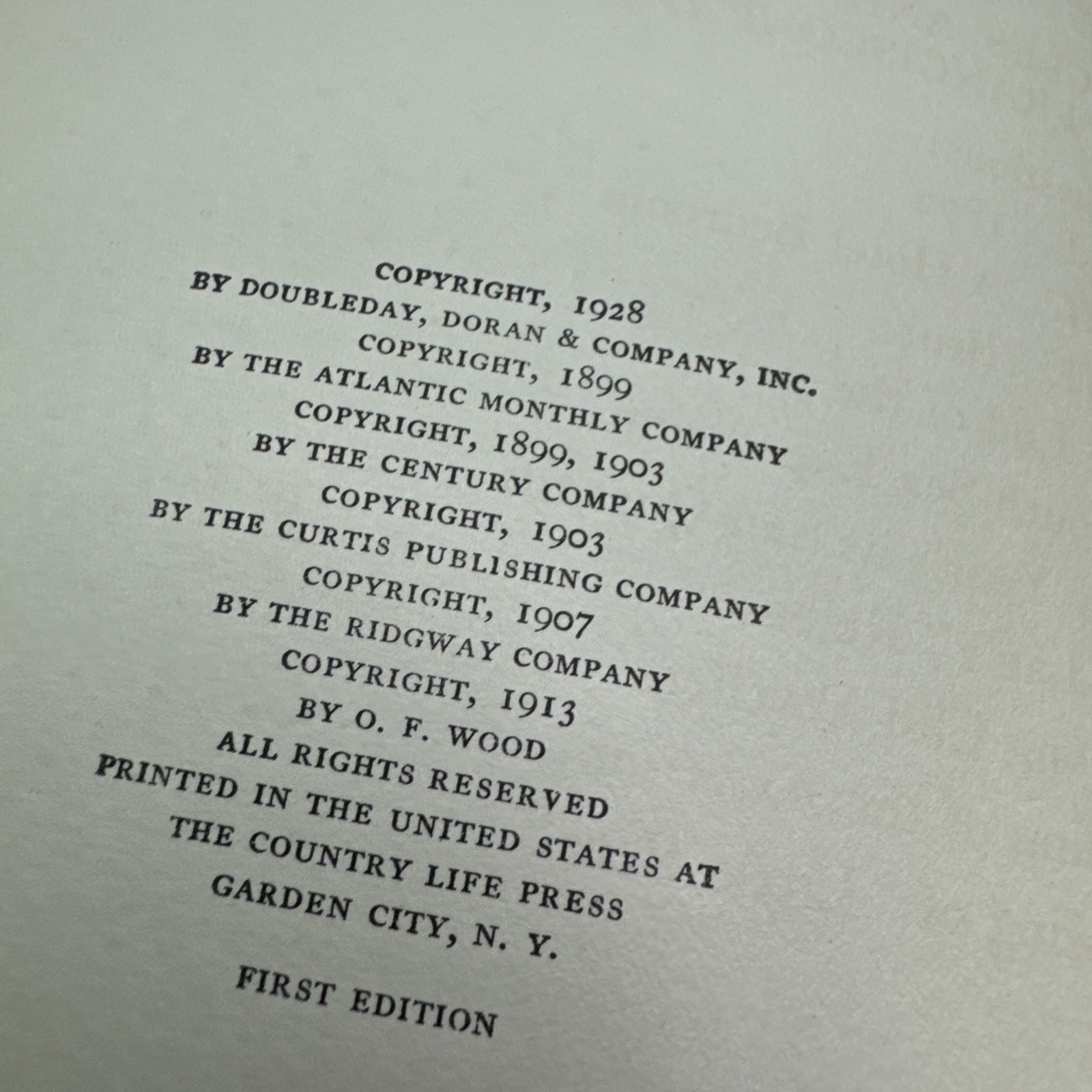 Frank Norris Collected Writings Volume 10 Hardcover 1928 Doubleday Doran & Compa