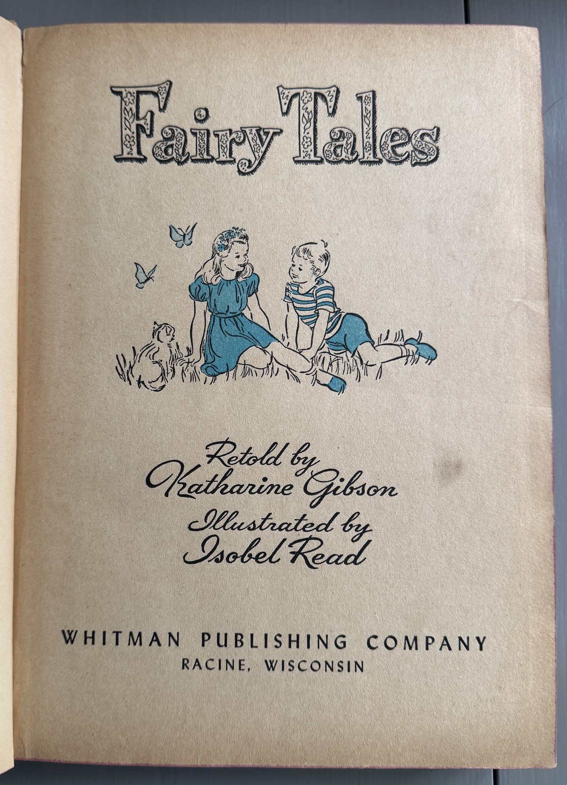FAIRY TALES Vintage Whitman Antique Childrens books