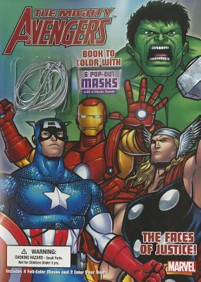 Bendon Publishing The Faces of Justice, The Mighty Avengers Coloring Book with M