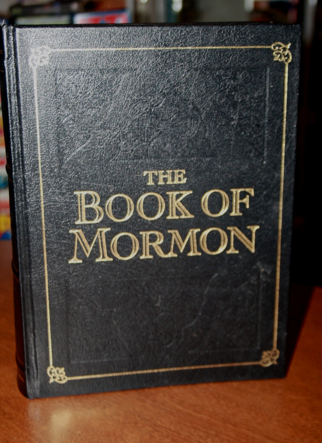 The Book of Mormon Heirloom LDS Edition Simulated Leather Minerva Teichert 2001
